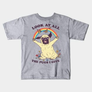 All The Pugs I Give Kids T-Shirt